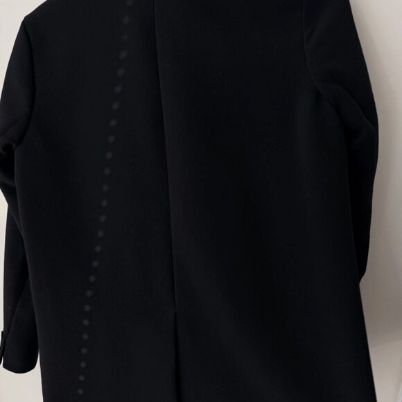 Black Blazer Women XS (S 4–6) Structured Shoulder Workwear NWT Look - Picture 9 of 16